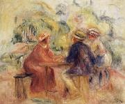 Pierre Renoir Meeting in the Garden Spain oil painting artist